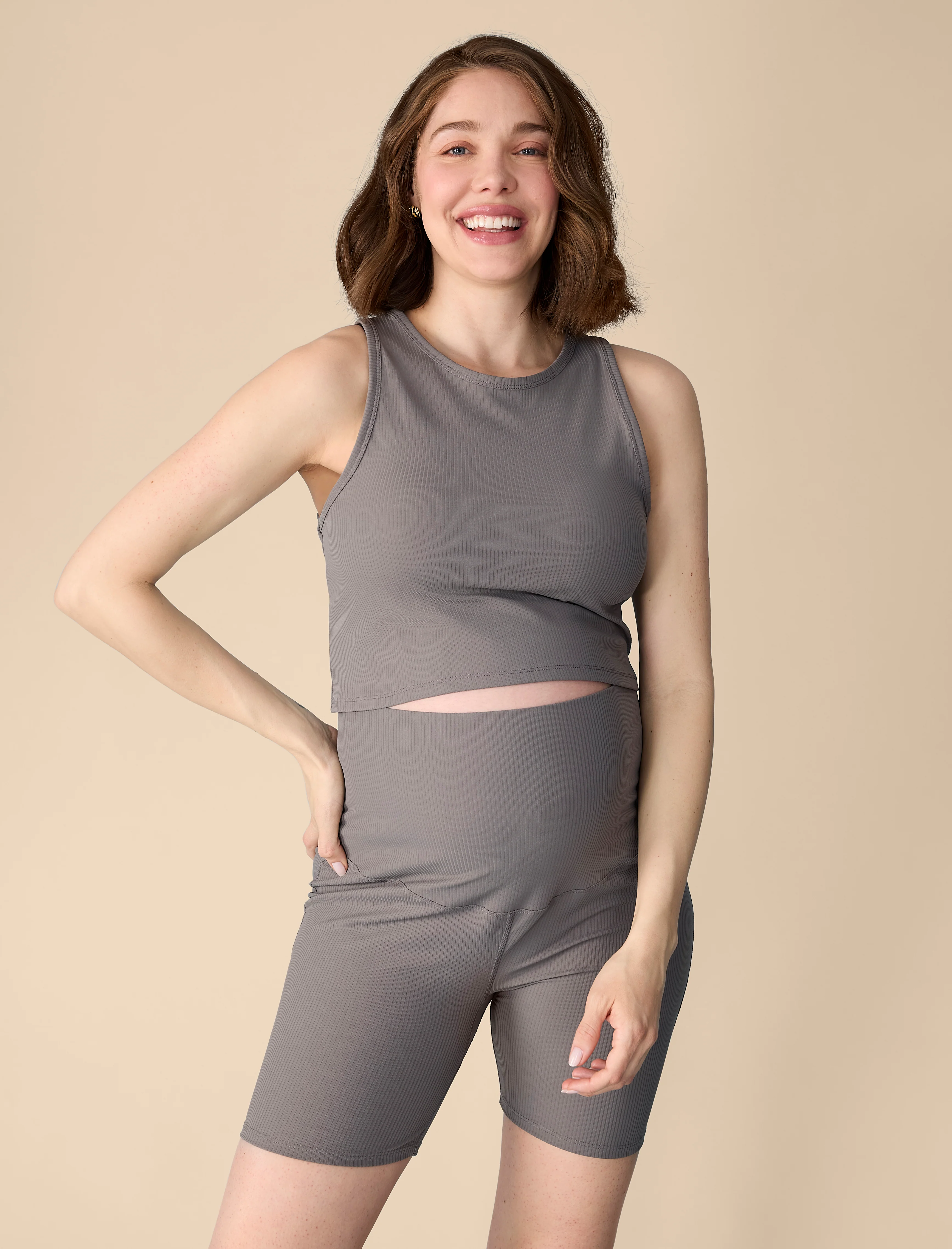 Cropped Racer Back Active Tank - Image 6