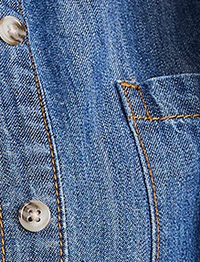 Denim Maternity Shirt - Image 5