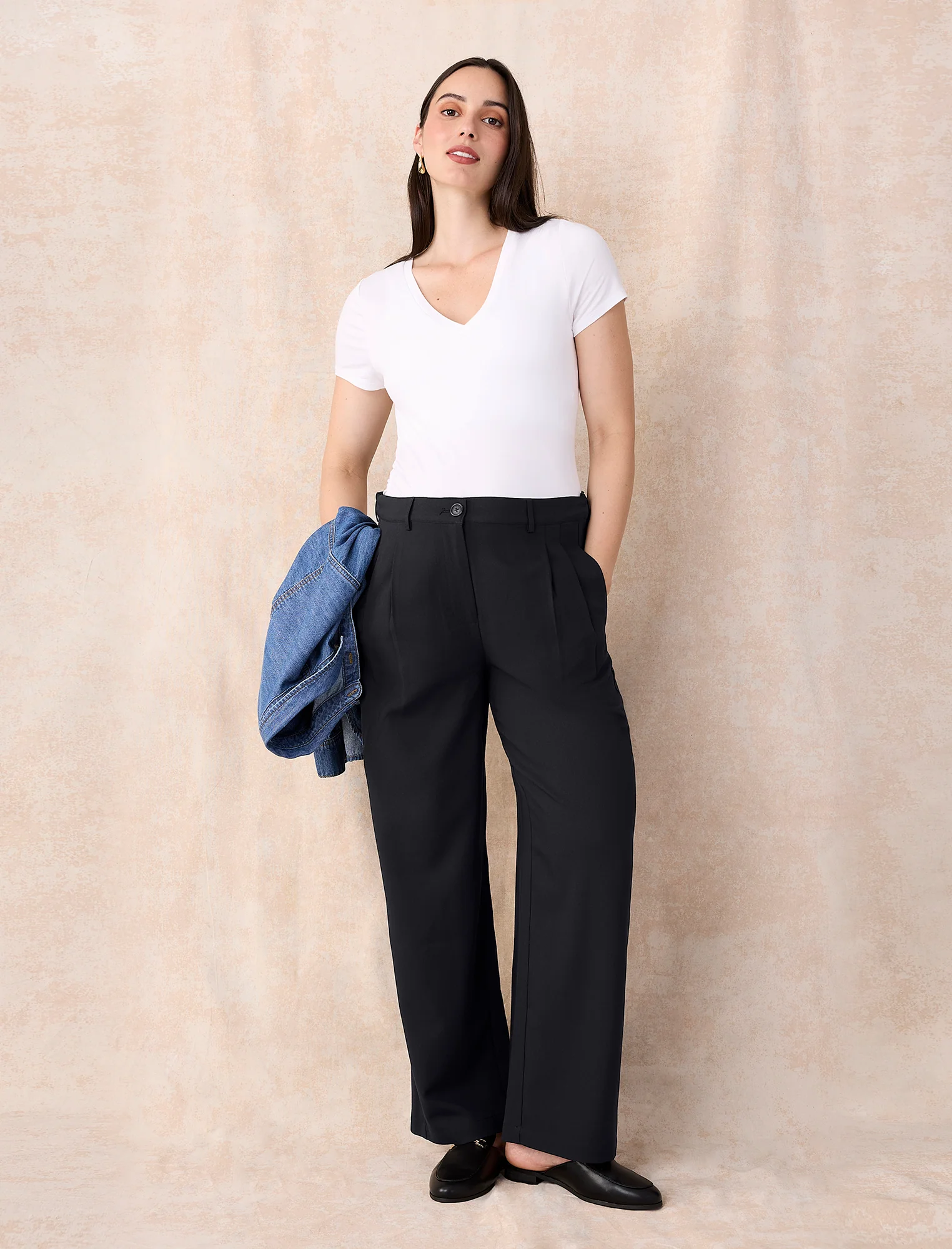 Front Pleated Trousers - Image 9