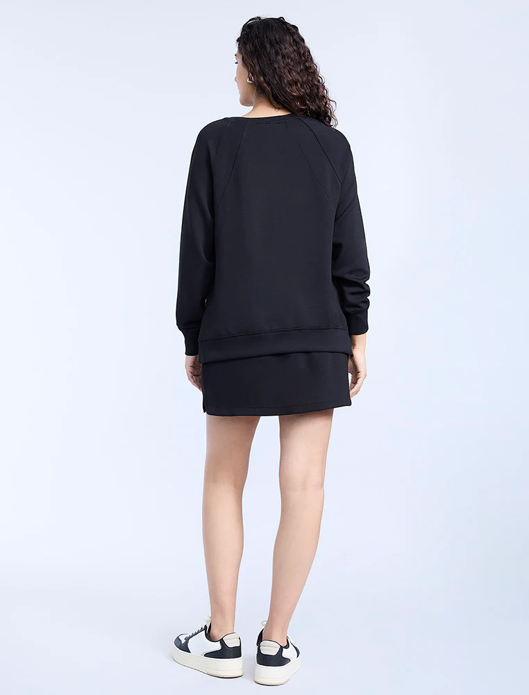 Long Sleeve Raglan With Side Slits - Image 2