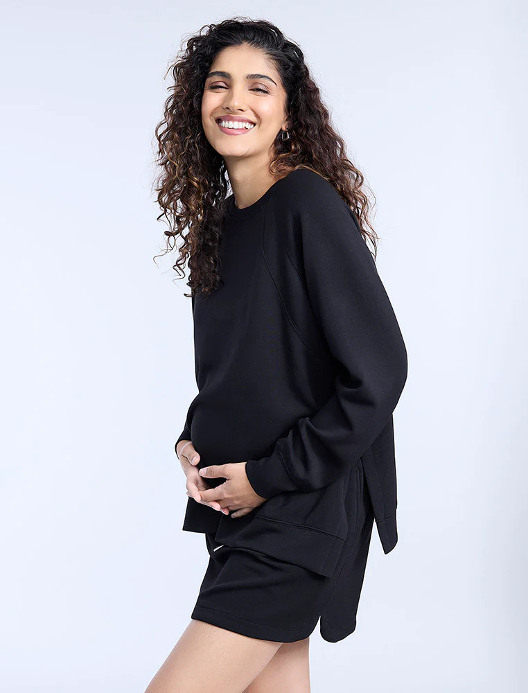 Long Sleeve Raglan With Side Slits - Image 4