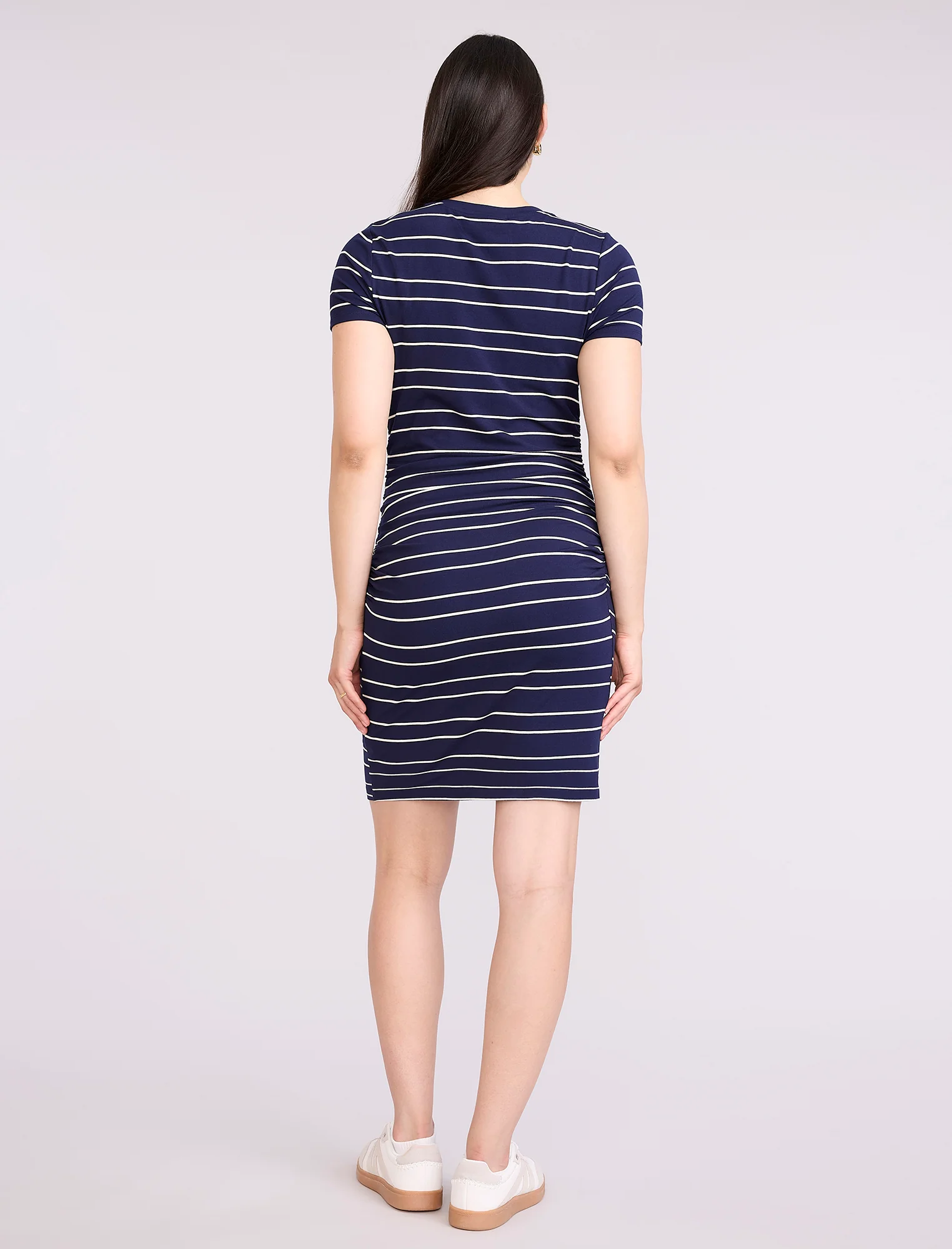 Maternity Ruched Bodycon Mini Dress - Image 2