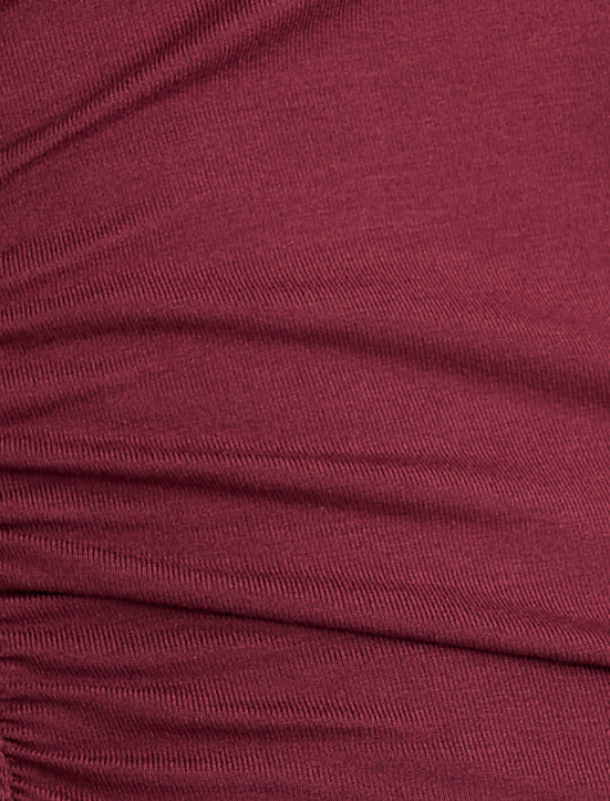 Maternity Ruched Bodycon Mini Dress - Image 5