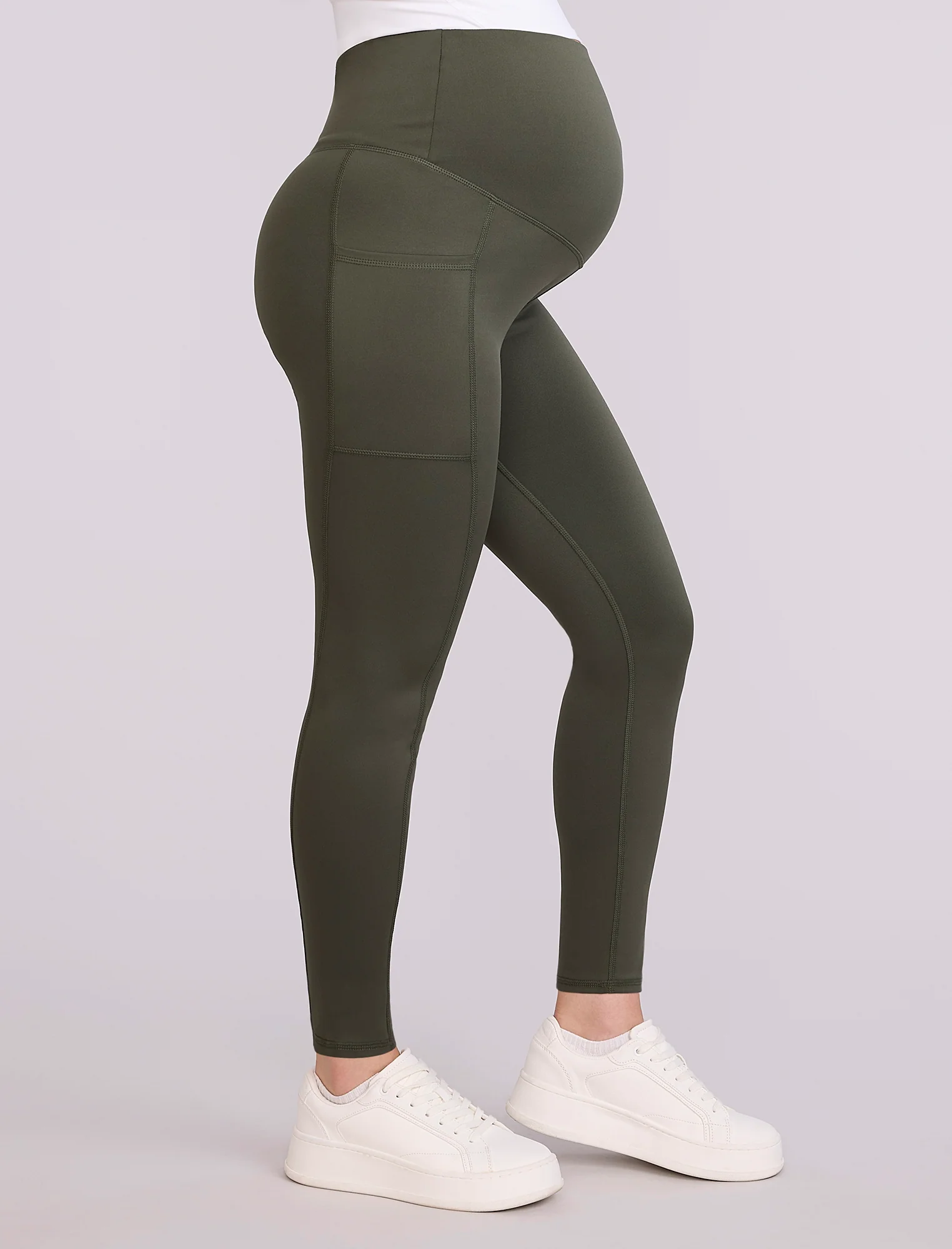 Maternity Seamed Active Pockets Legging - Image 3