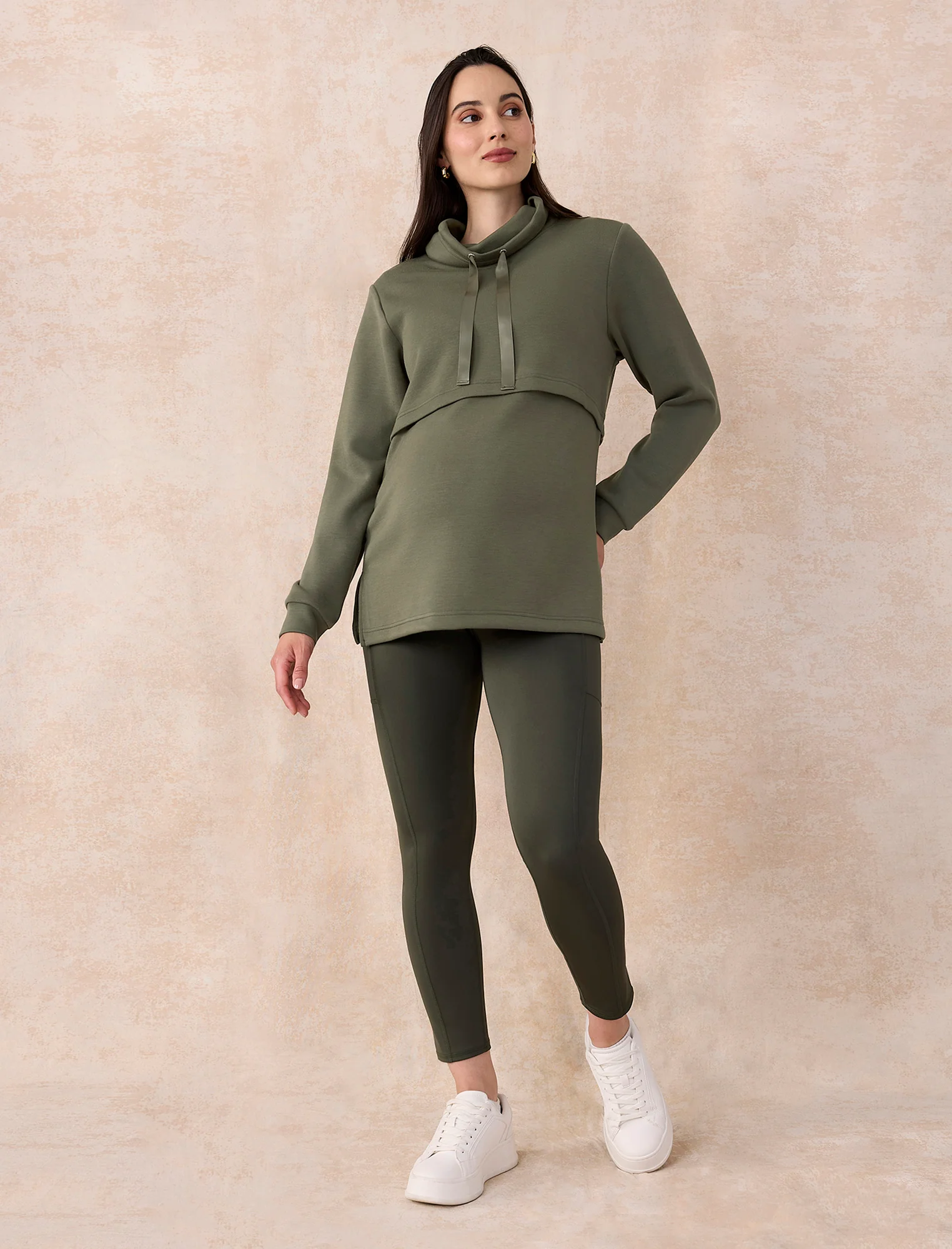 Maternity Seamed Active Pockets Legging - Image 7