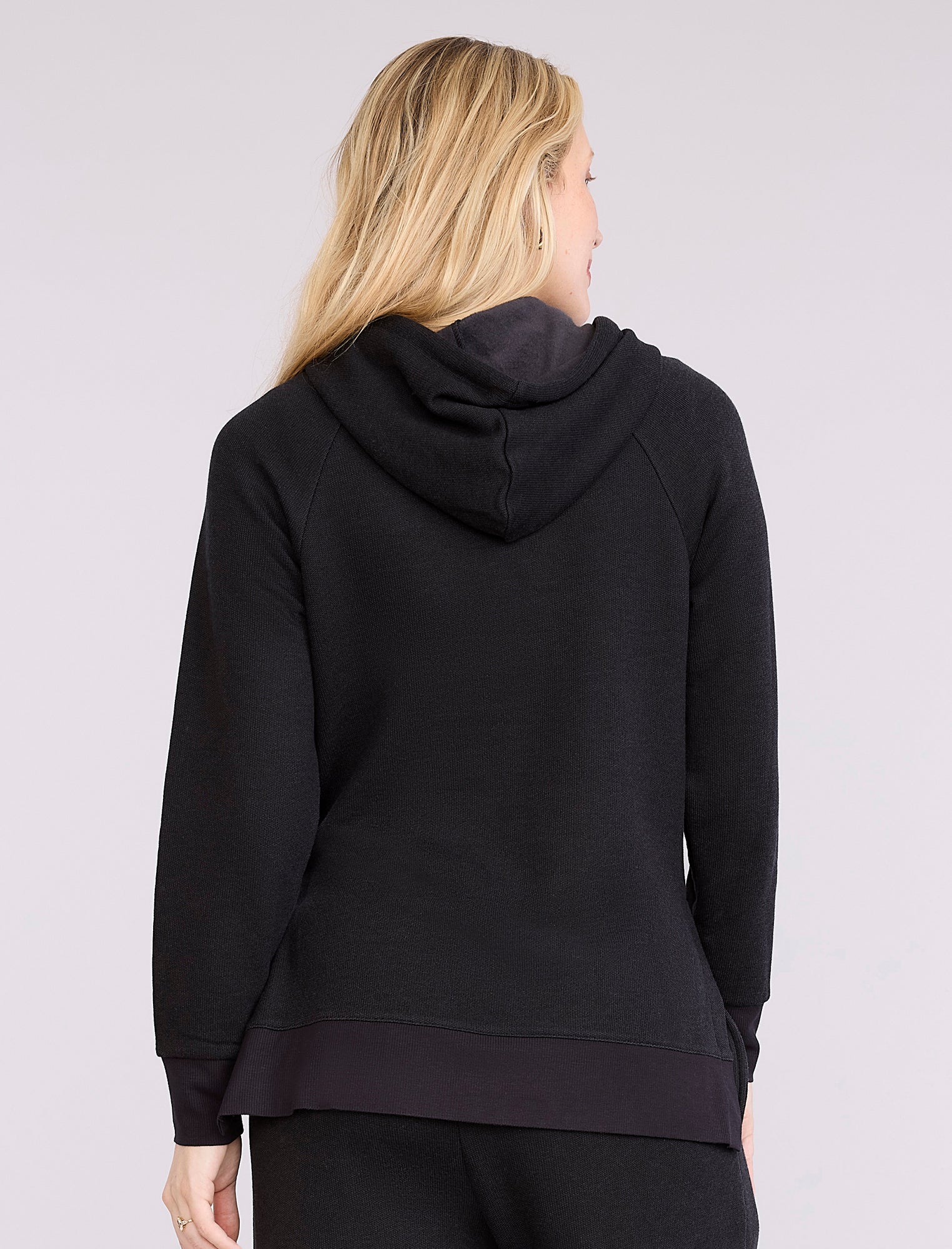 Maternity Tunic Hoodie with Side Slits - Image 2