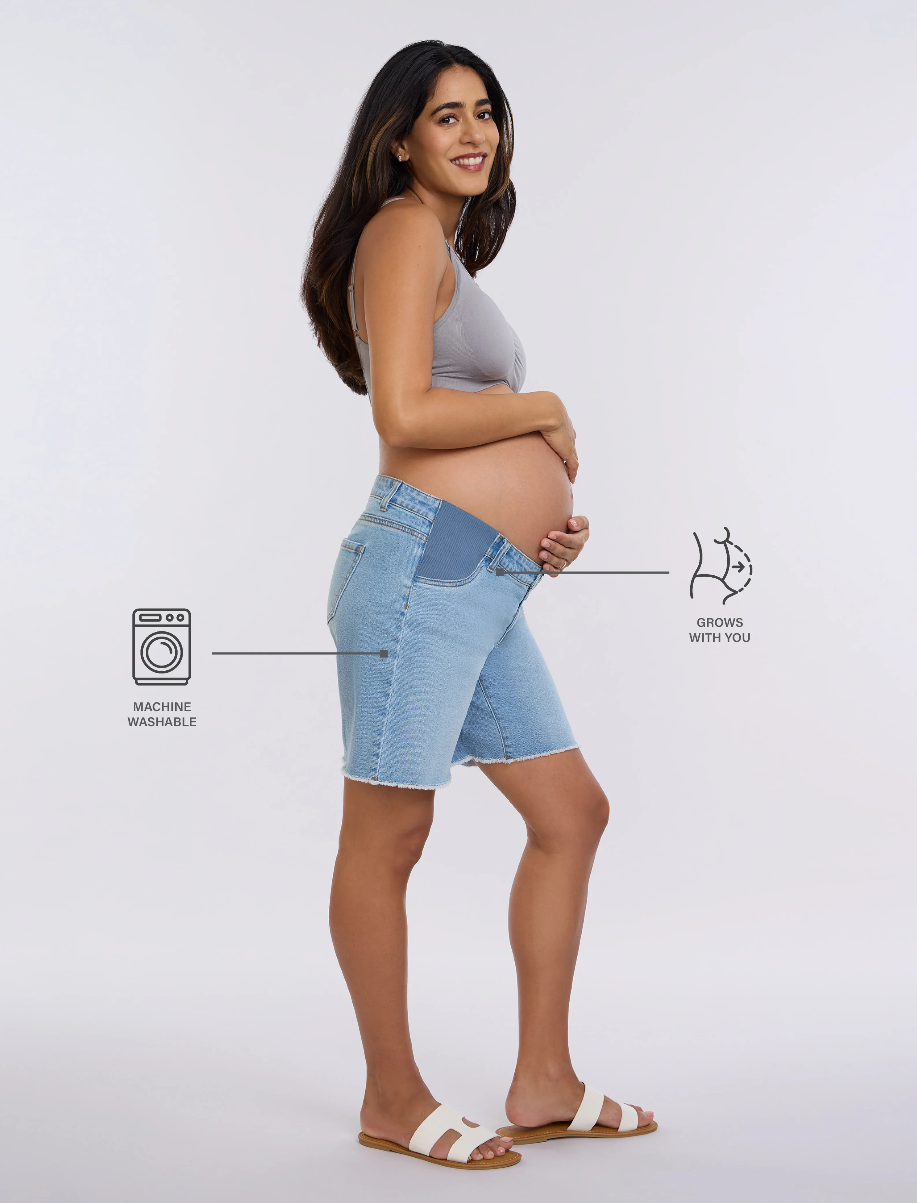 Mid Length Cut Off Short - Image 9