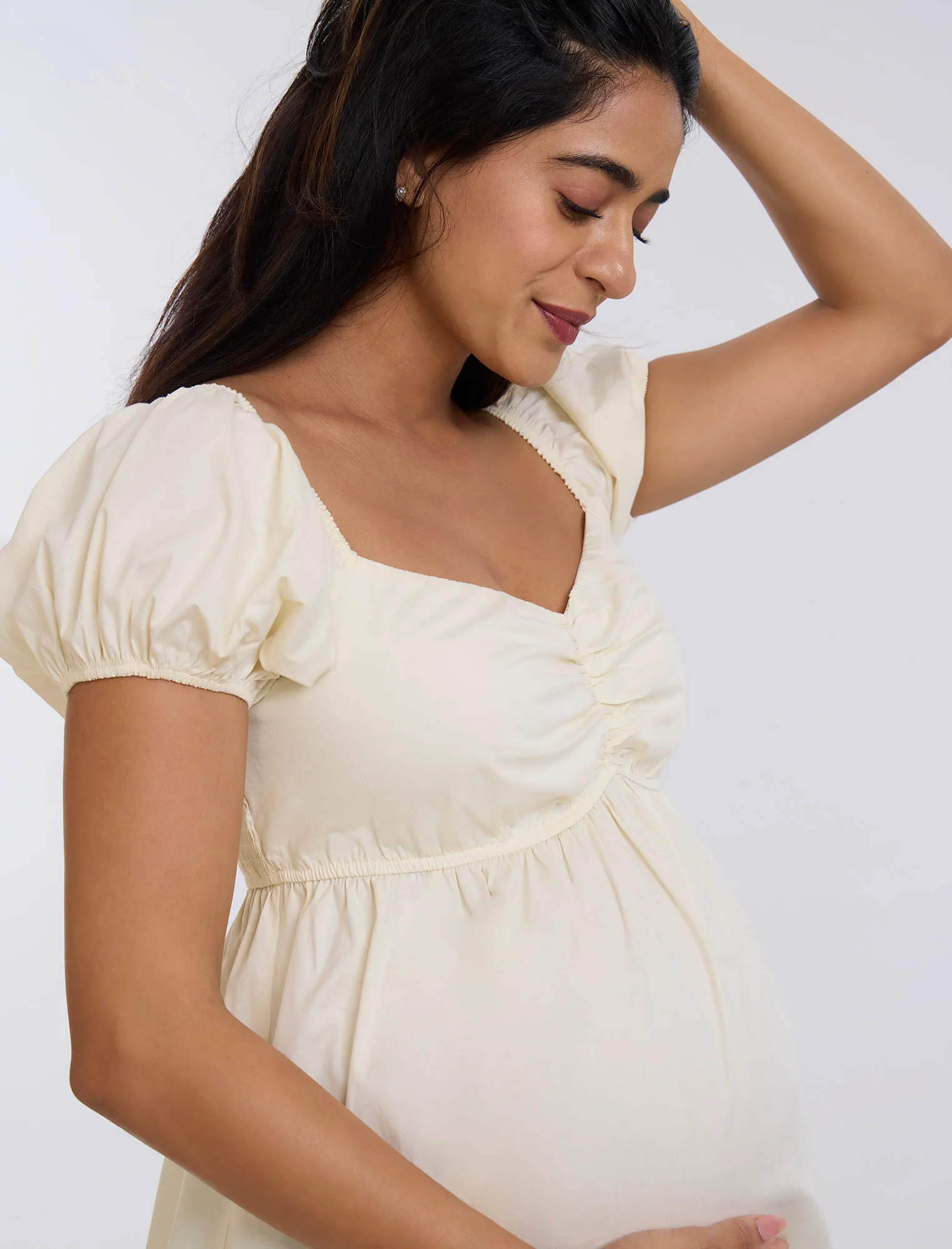 Off The Shoulder Ruched Top - Image 4