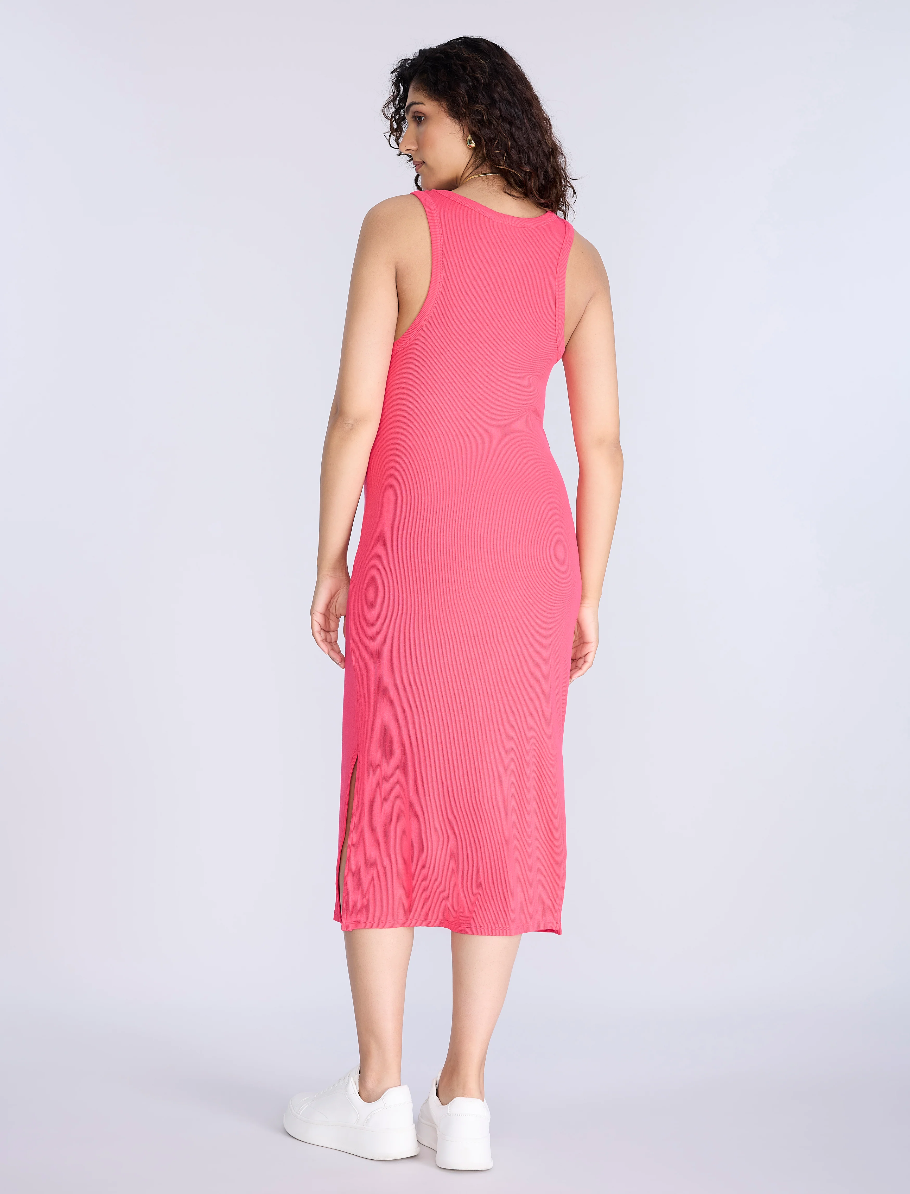 Racerback Tank Midi Dress - Image 2