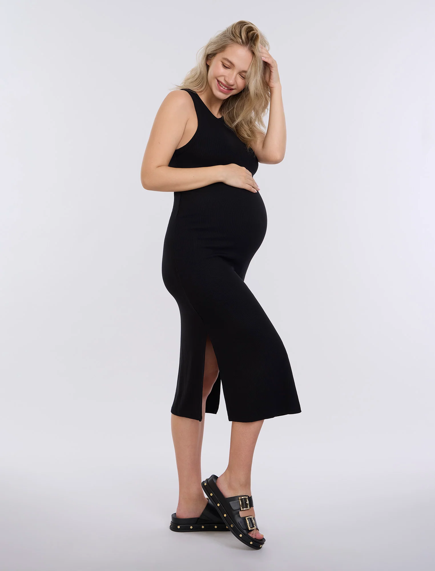 Racerback Tank Midi Dress - Image 3