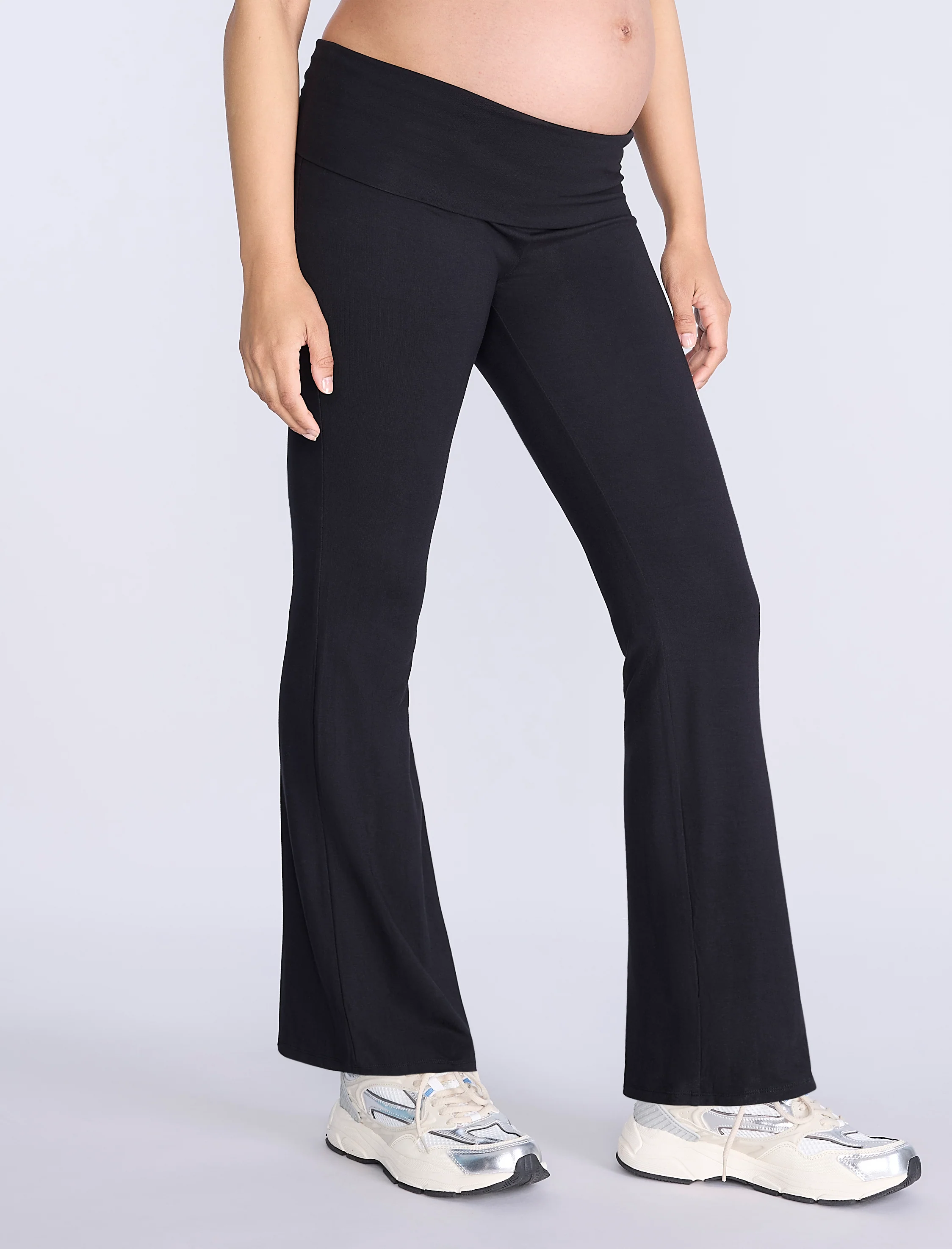 Roll Over Waist Flare Legging - Image 3