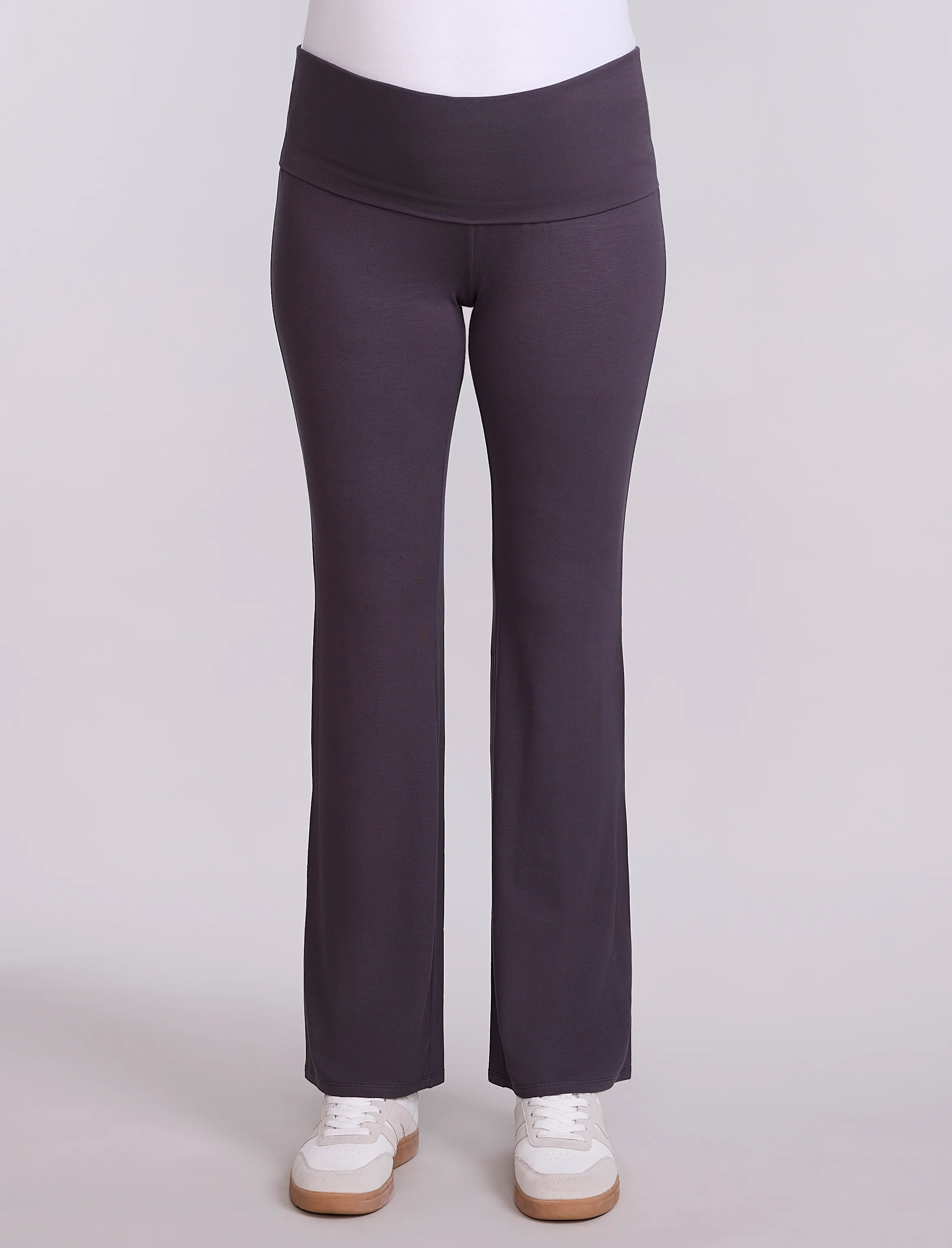 Roll Over Waist Flare Legging