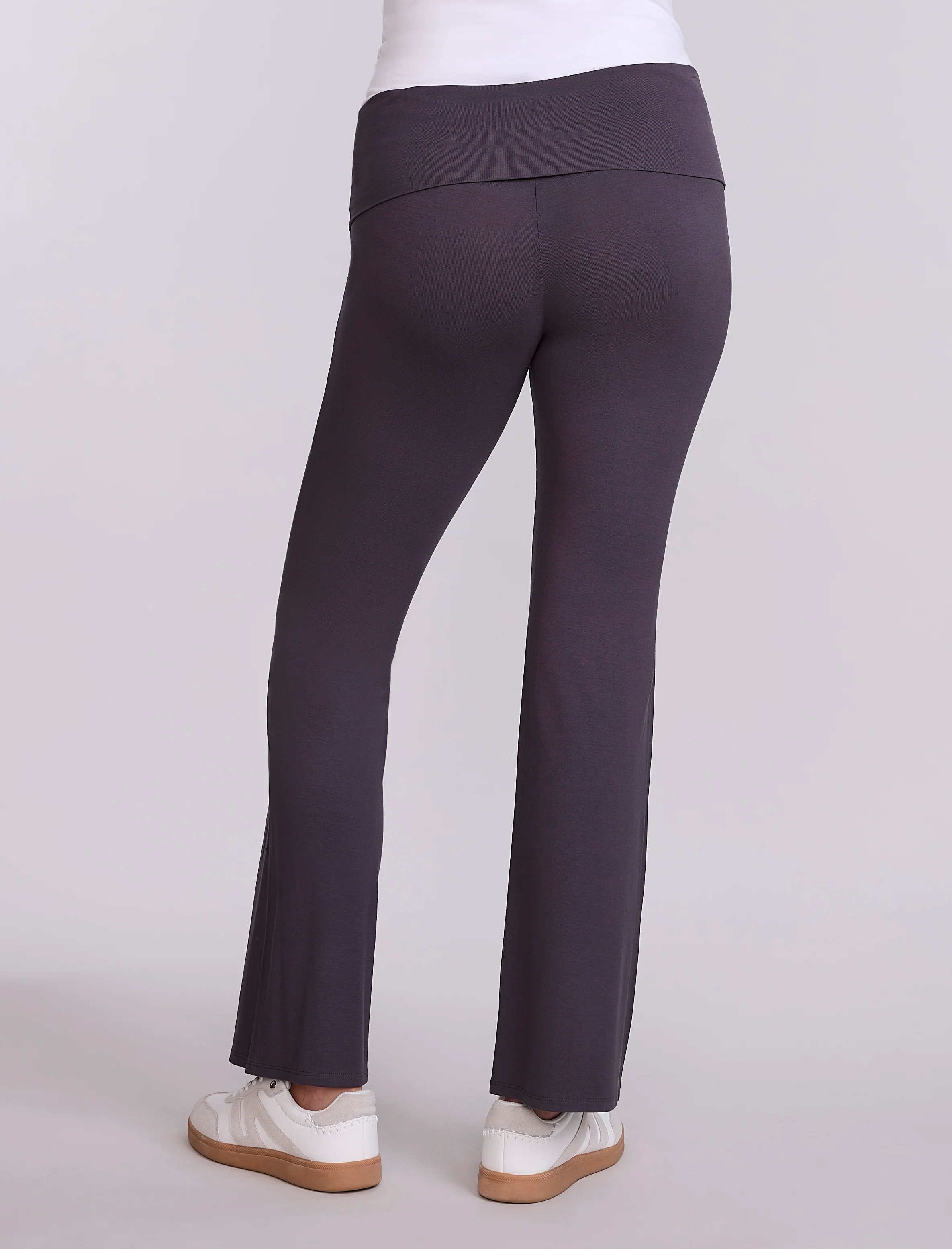 Roll Over Waist Flare Legging - Image 2