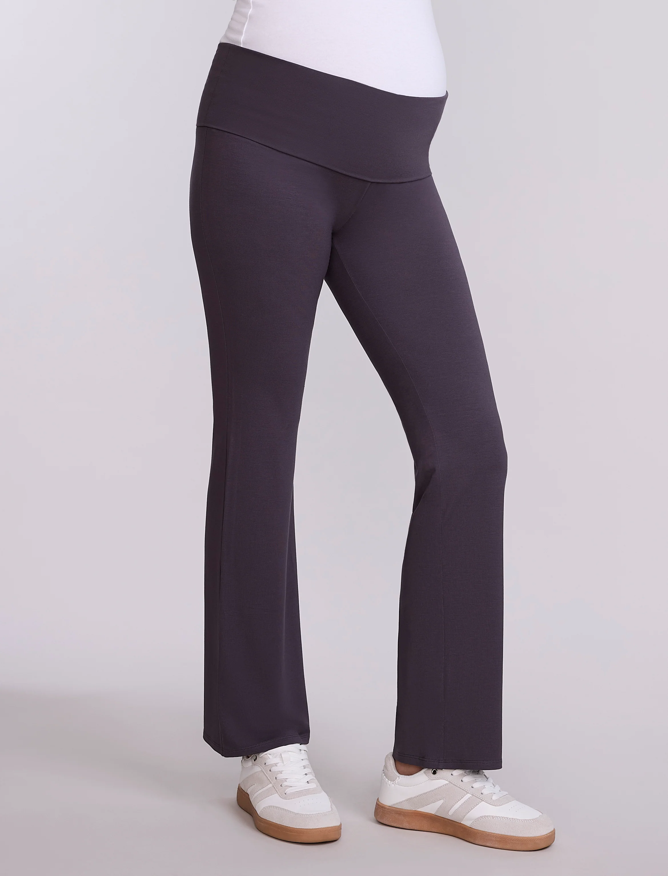 Roll Over Waist Flare Legging - Image 3