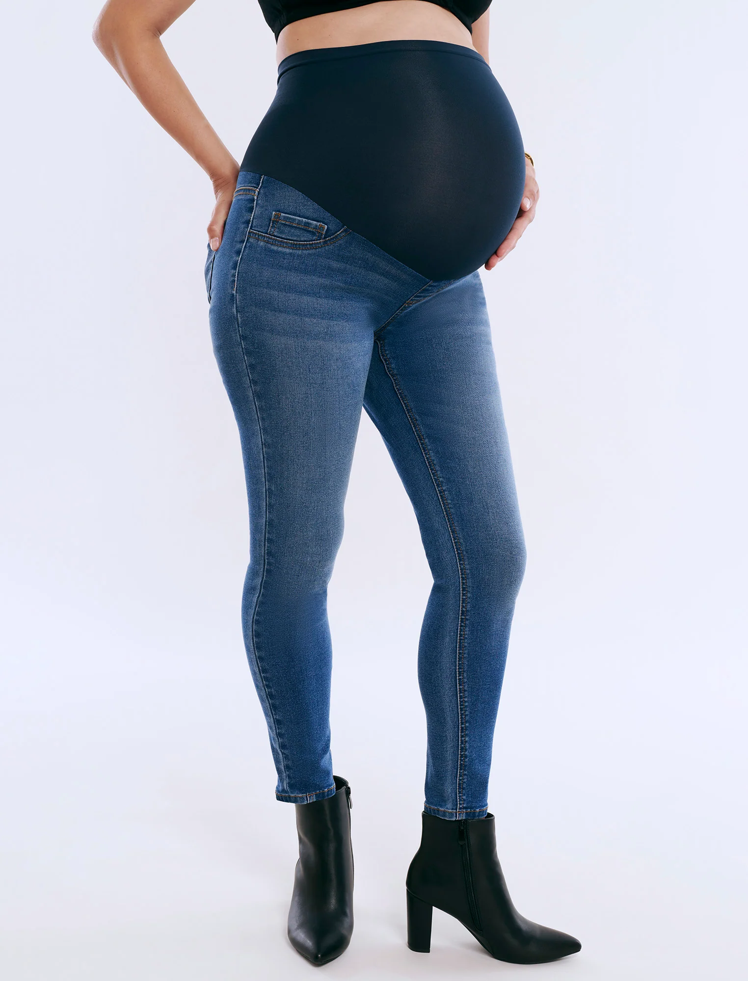 Secret Fit Belly® Ankle Length Skinny Jegging - Image 4