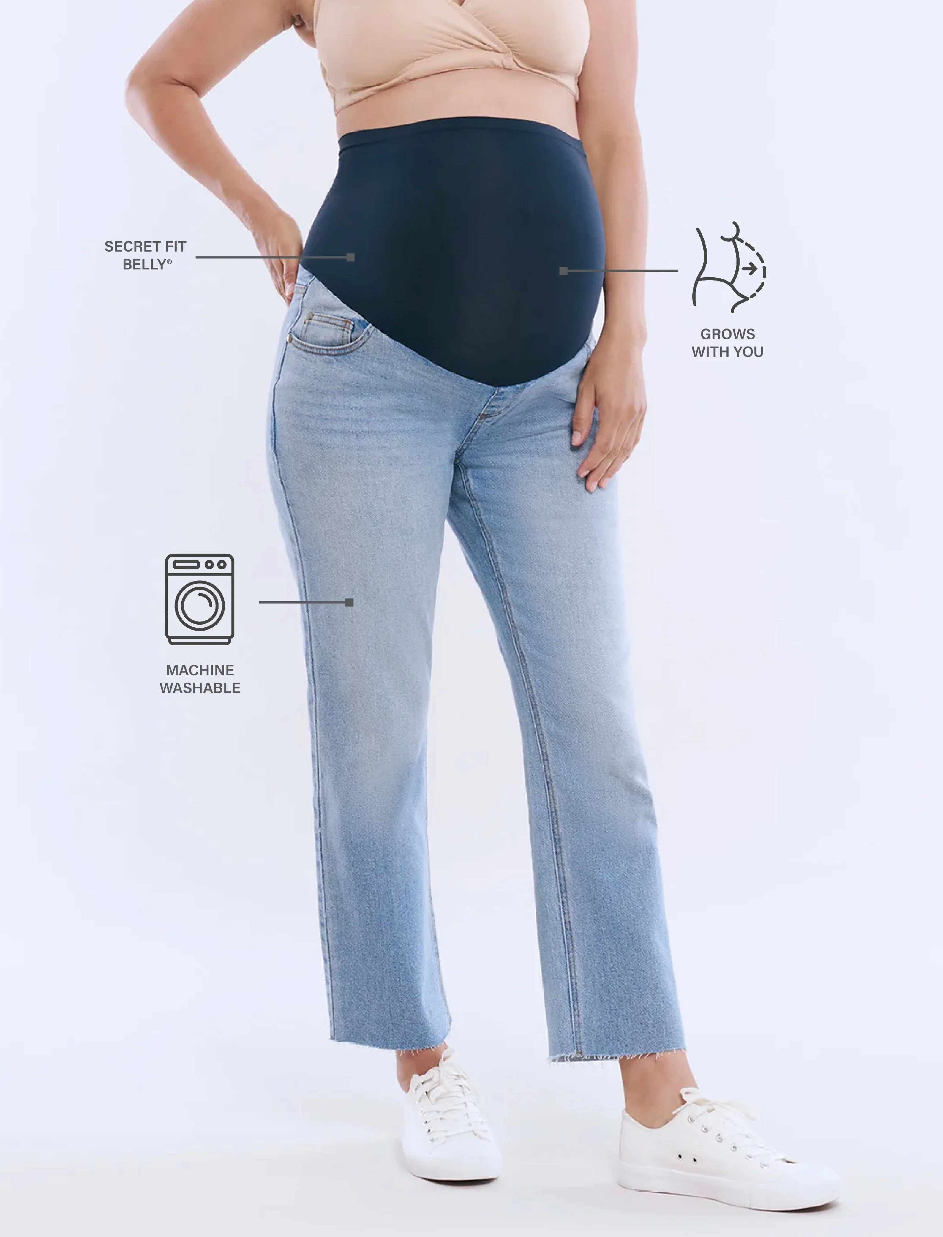Secret Fit Belly® Slim Straight Leg Jean - Image 6