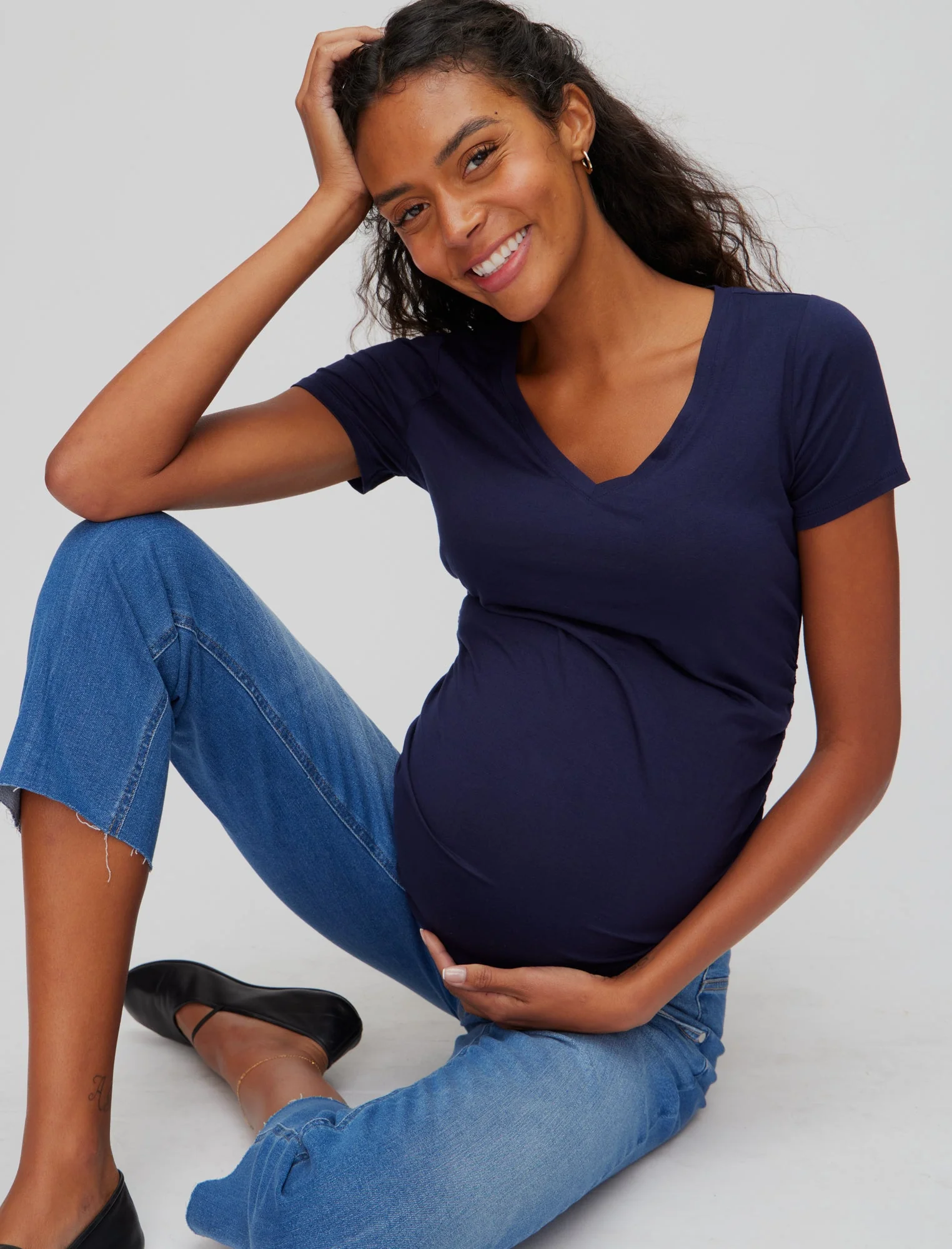 Secret Fit Belly® Straight Leg Maternity Jeans - Image 3