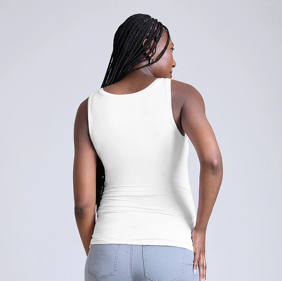 Side Ruched Maternity Tank Top - Image 4