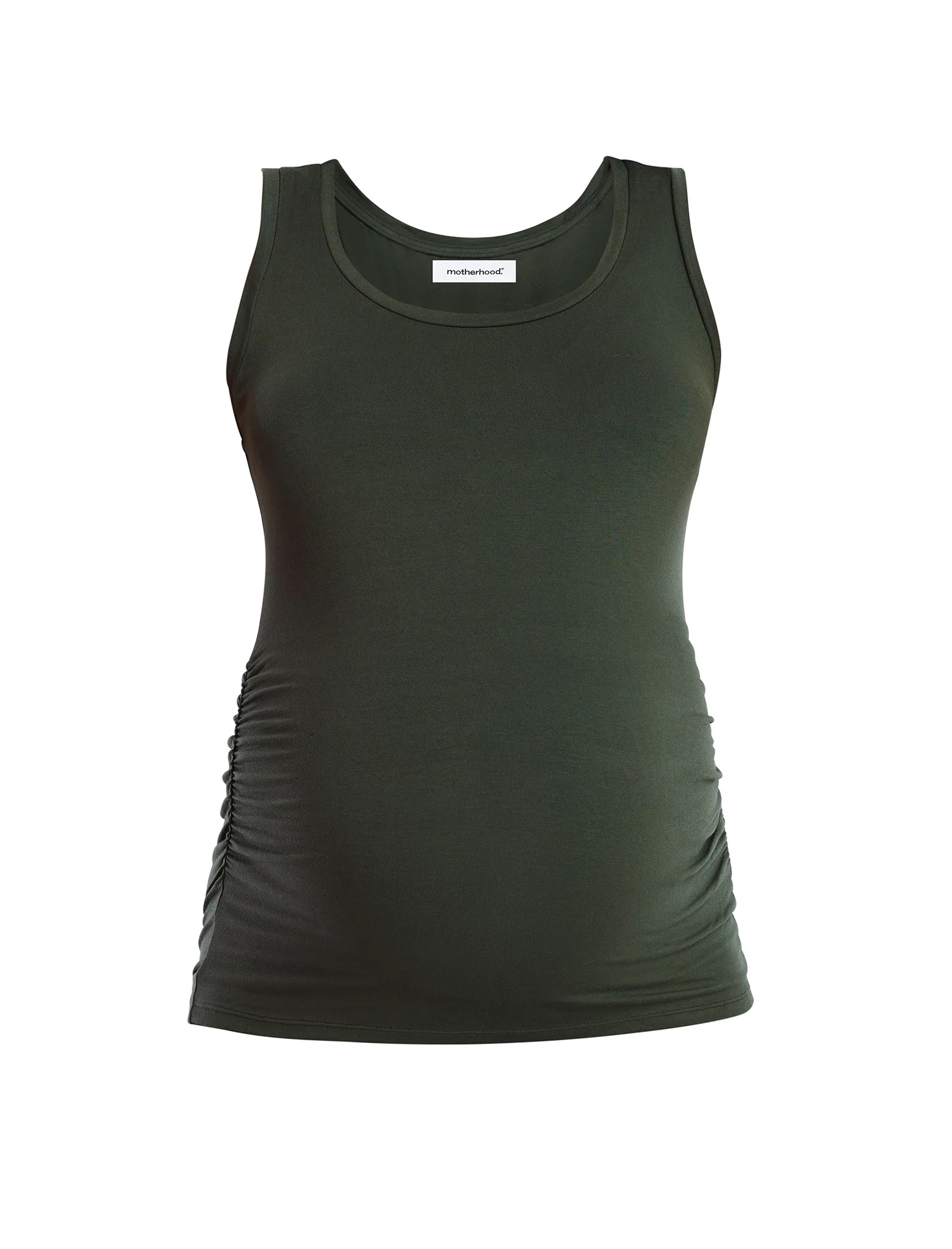 Side Ruched Maternity Tank Top - Image 5