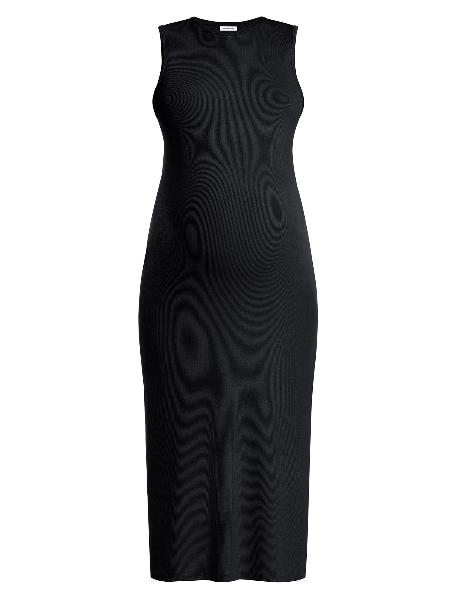 Sleeveless Rib Knit Midi Dress - Image 5