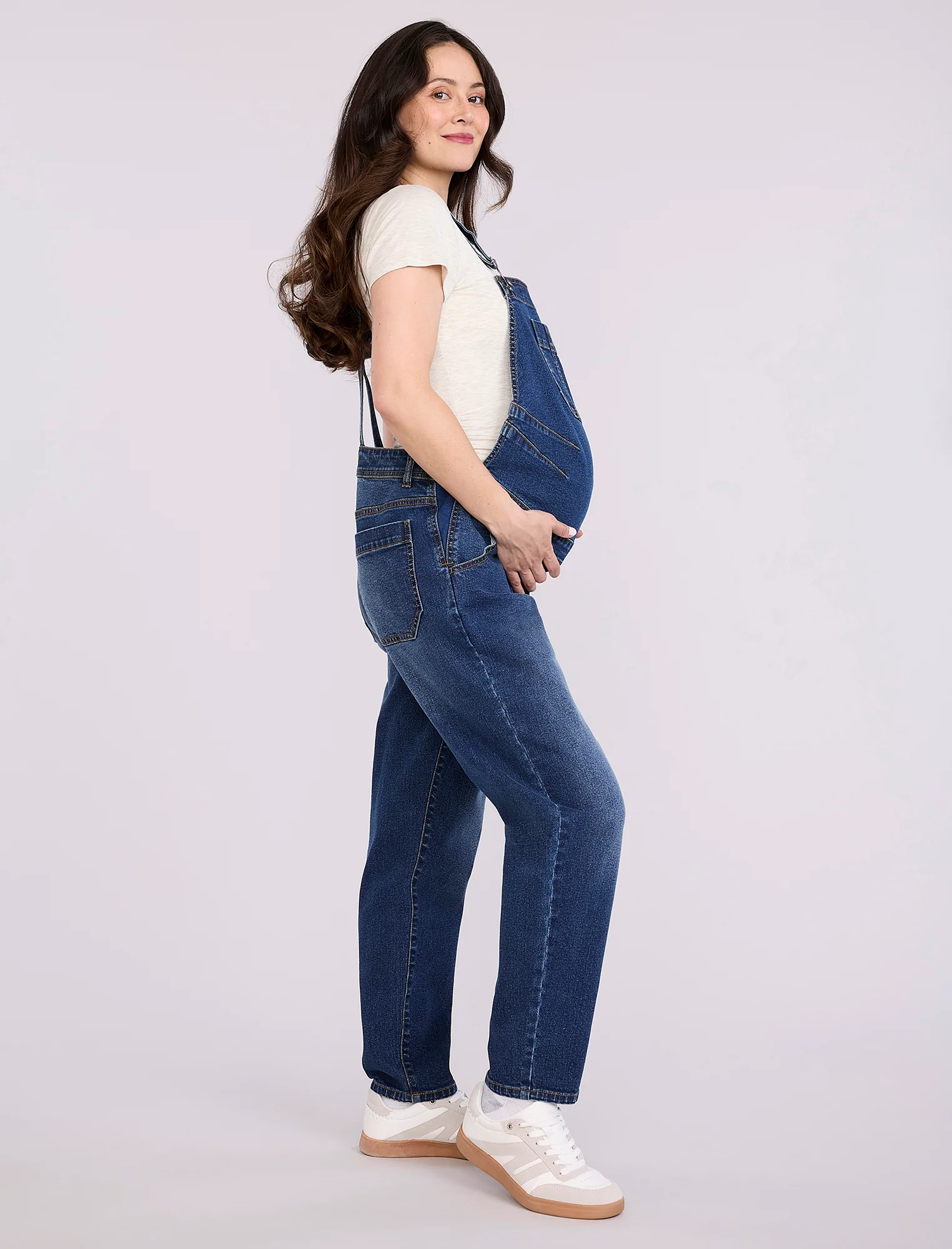 Slouchy Denim Overall - Image 3