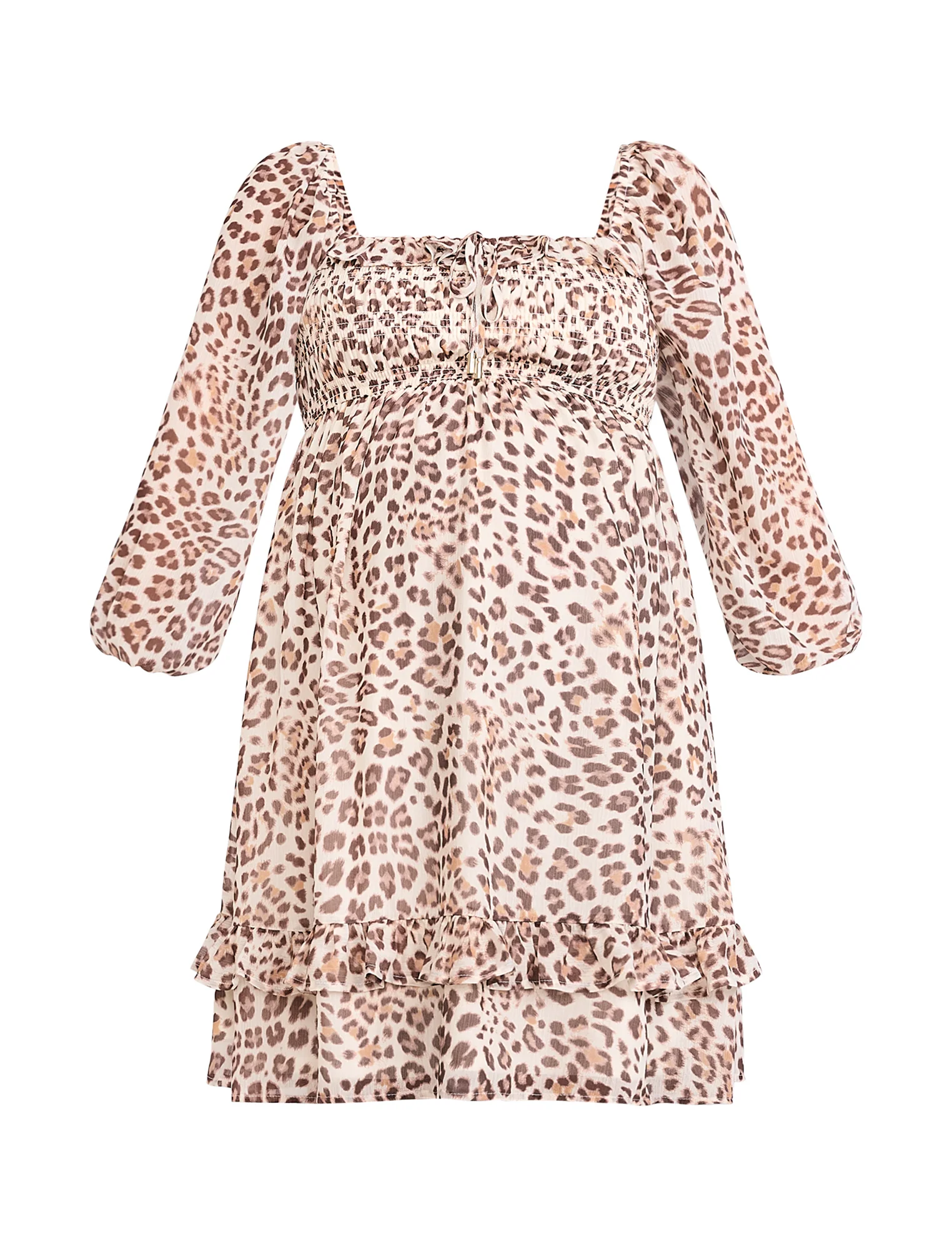 Smocked Baby Doll Mini Dress - Image 6